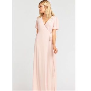 MUMU Noelle Flutter Wrap Dress